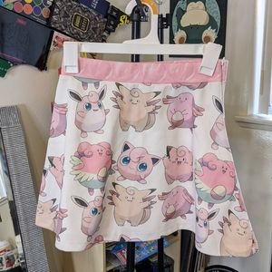 Pink Pokemon high-waisted Skirt